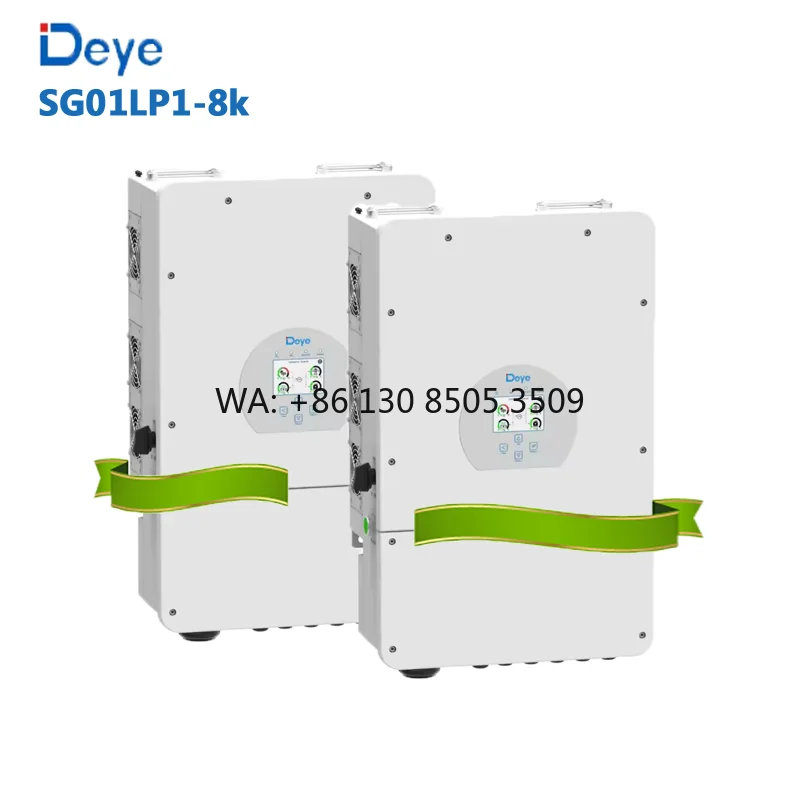 

Deye in STOCK 7.6K/ 8K Hybrid Inverter SG01LP1-8k EU Version Single Phase With Certification Low Frequency for Residential