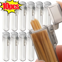 Portable Mini Toothpick Holder Case Plastic Toothpick Storage Boxes Multipurpose Sundries Dispenser For Outdoor Travel Supplies