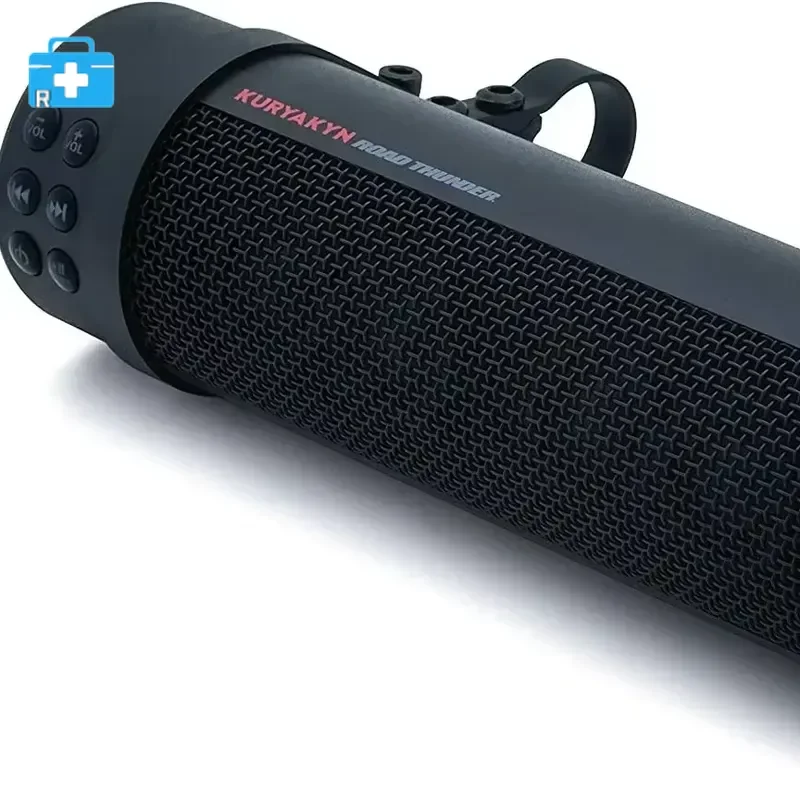 Weather Resistant Motorcycle Sound Bar 300 Watt Handlebar Mounted Audio Speakers with BT USB Power Power Charger