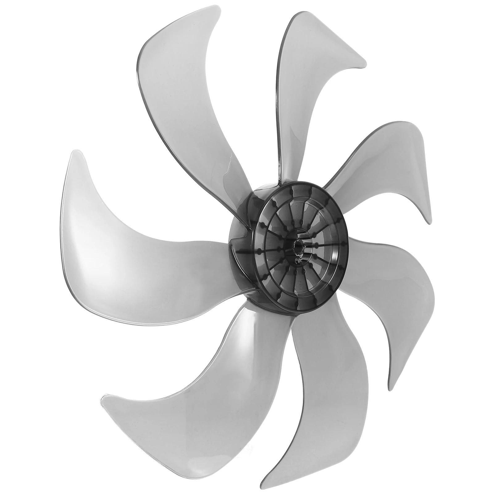 

7-Leaf 350Mm Plastic Fan Blades Replacement For Standing Pedestal Floor Table Fan Universal Round Bore Silent Light Easy
