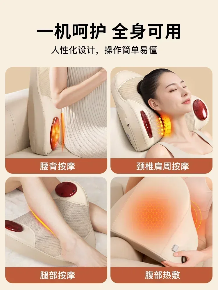 multifunctional Cervical Massager Home use Waist  Back Shoulder Neck Kneading Artifact Full Body Automatic  Cushion Pillow