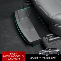 Para Tesla nuevo modelo Y 2025 lanzamiento Juniper Teslajuniper asientos delanteros debajo del cajón del asiento caja de almacenamiento TPE