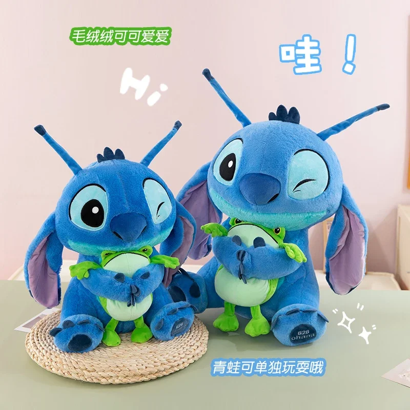 Disney De Kikkerprins Lilo & Stitch Cartoon Poppen Speelgoed Anime Soft Gevulde Poppen Kussen Sussen Speelgoed Verjaardagscadeau voor Jongens Meisjes