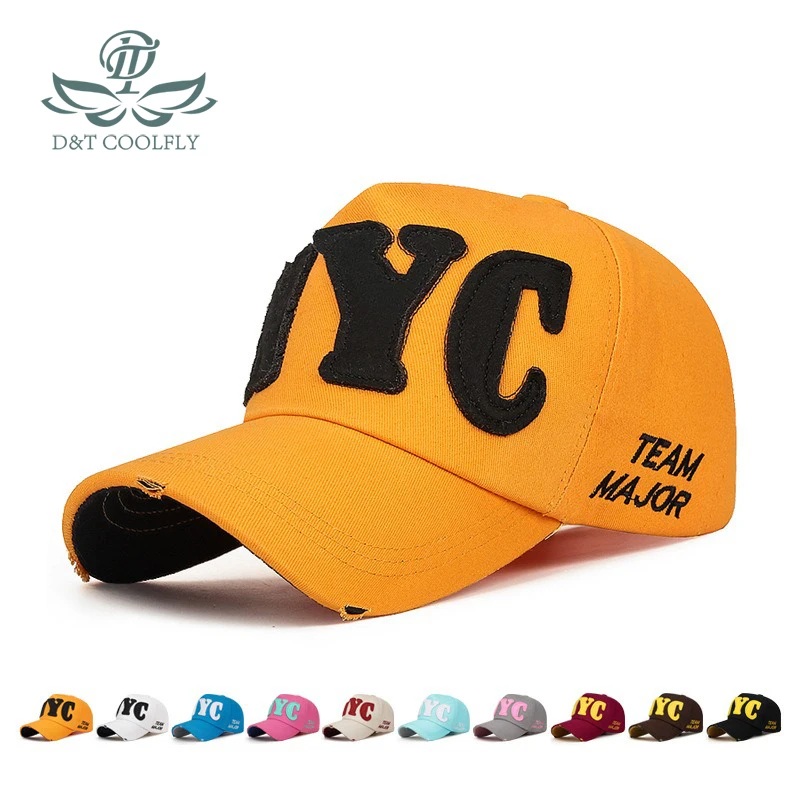 2024 New Fashion Baseball Cap Men Women 10 Colors Adjustable NYC Embroidered Logo Cotton Material Sun Protect Comfortable Cap