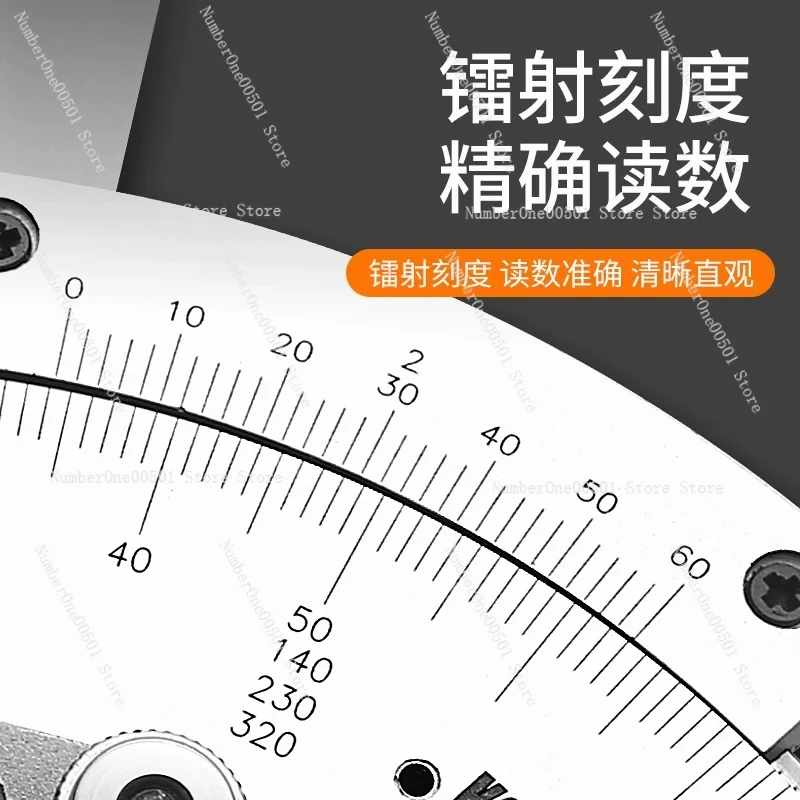 High precision universal angle ruler 320 degree multifunctional stainless steel industrial measuring instrument tool