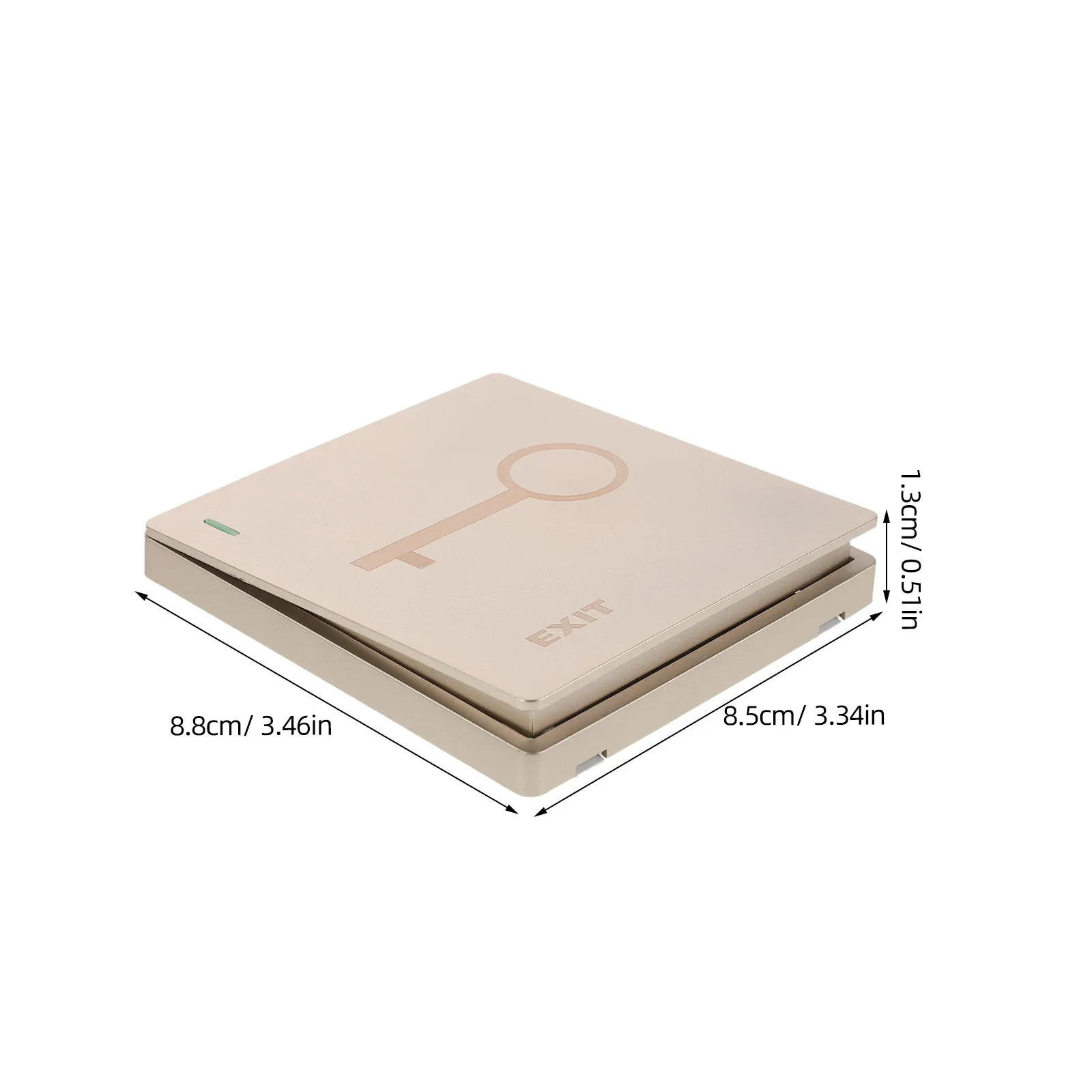 6 قطعة اضغط للخروج زر إعادة الضبط التلقائي لإصدار الباب لأمن المكتب والمدرسة 86 نوع نظام التحكم في الوصول على الحائط #6