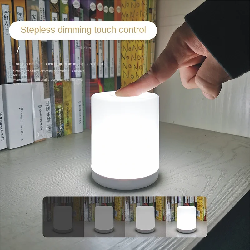 Touching The Bedside Small Night Light Wireless Eye Protection Baby Feeding Device Night Up Toilet Tap Light