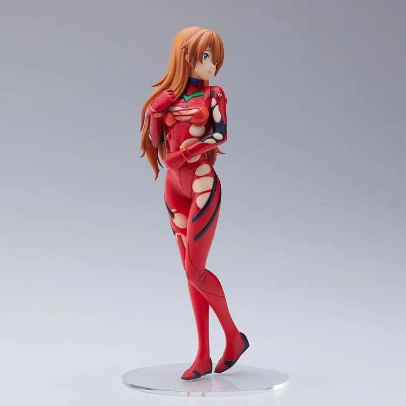 SEGA-Figuras Anime Neon Genesis Evangelion, Soryu, Asuka, Langrey, SPM, Figuras-modelo, originais, originais, originais, 21cm Coleções