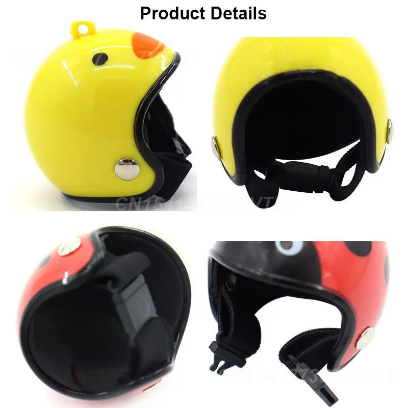 5PCS Small Pet Rainproof Unique Design Fun Top-rated Bird Helmet Adjustable Best Sun Protection Rainproof Helmet For Pigeons