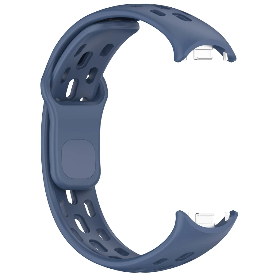 Siliconen bandje voor Xiaomi Band 10 9 8, honingraat ademende smartwatch band vervangende armband voor Xiaomi Mi Band 8 9 10 bandje