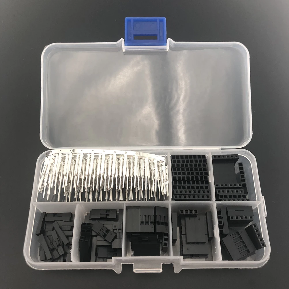 

310pcs Pitch Connector Jumper Wire Terminal Breadboard Compatible 2.54mm Pin Header Adapter Kit Practical Use Amplifier