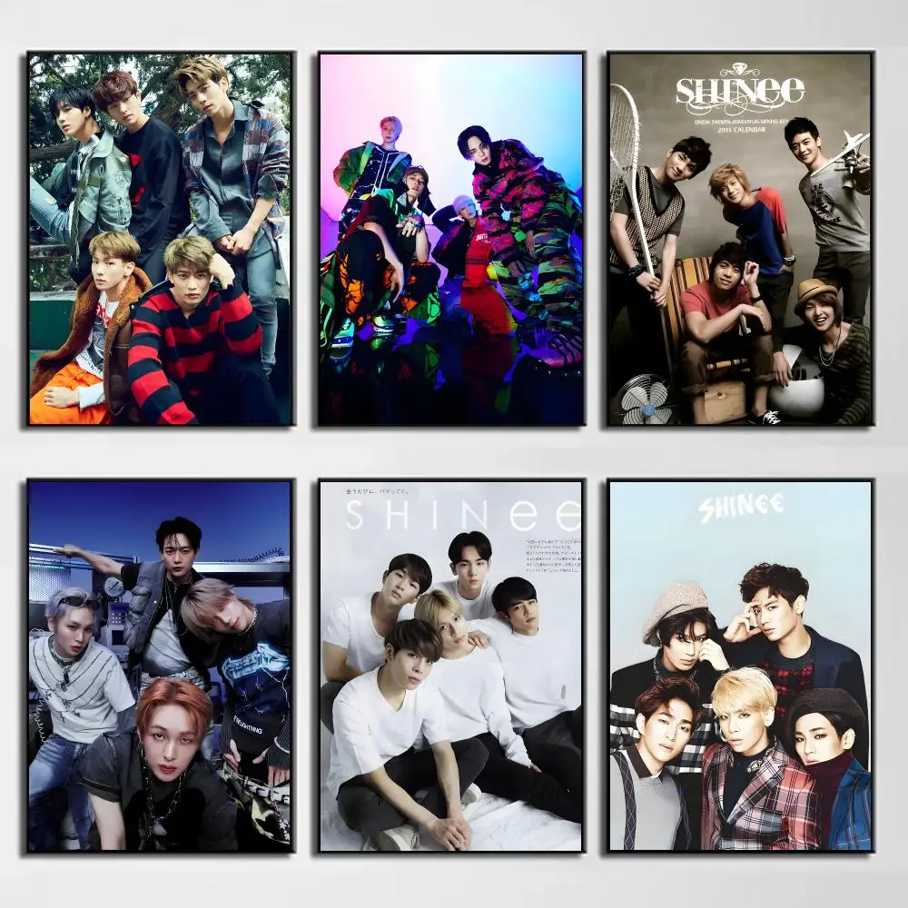 K-pop Boy Band SHINee Poster Wall Decor for Young Collectors, Indoor and Outdoor Decor