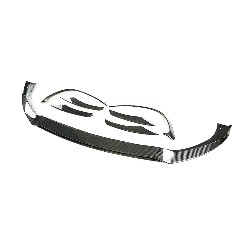 Carbon Fiber Front Bumper Chin Lip Splitter With Fog Air Trim for W257 C257 Cls200 Cls300 Cls350 Cls53 Package 2019up