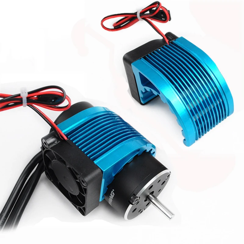 Aluminum Alloy Motor Heatsink CNC 4010 40*40mm Fan For Brushless Motor 42mm Hobbywing Leopard Castle 4274 1515 812 T8 4268 4272