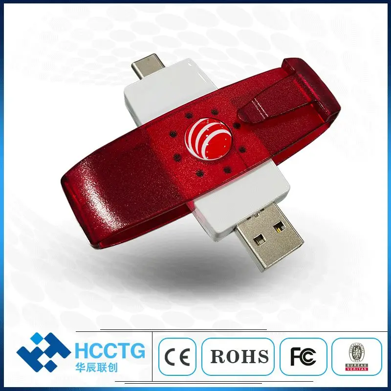 Imagem -01 - Usb Token Nfc Leitor de Cartão Inteligente sem Contato Moblie Dcr37 usb token nfc leitor de cartao inteligente sem contato moblie dcr37 01