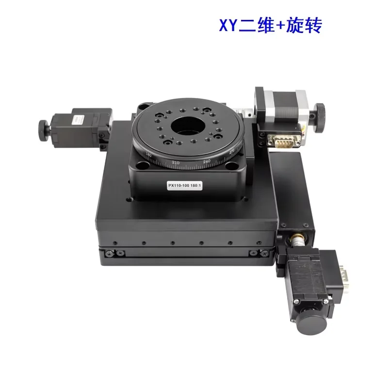 Electric three-dimensional table, XYR three-dimensional displacement table, Motorized Rotation Stages