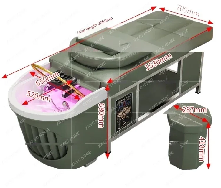 

Стул для макияжа, профессиональный роскошный парикмахерский салон, умывальник, красота, спа, шампунь, носилки для кровати, педикюр, салоны для ног, ногти