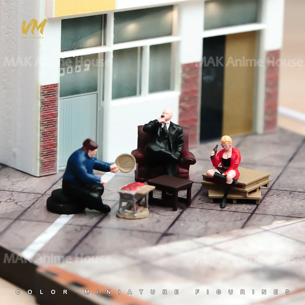 Miniature Figures 1/87 1/64 1/43 1/24 1/18 Fashion New Chinese Cheongsam Sisters Model Prop Creative Toys Dolls