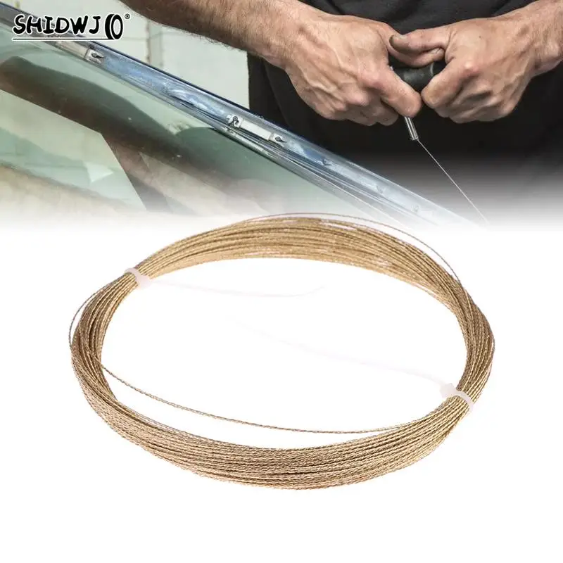 New 0.8mm 22M Car Windshield Window Removal Wire Rope Universal Windshield Cut Line Glass Removal Tool Accessories