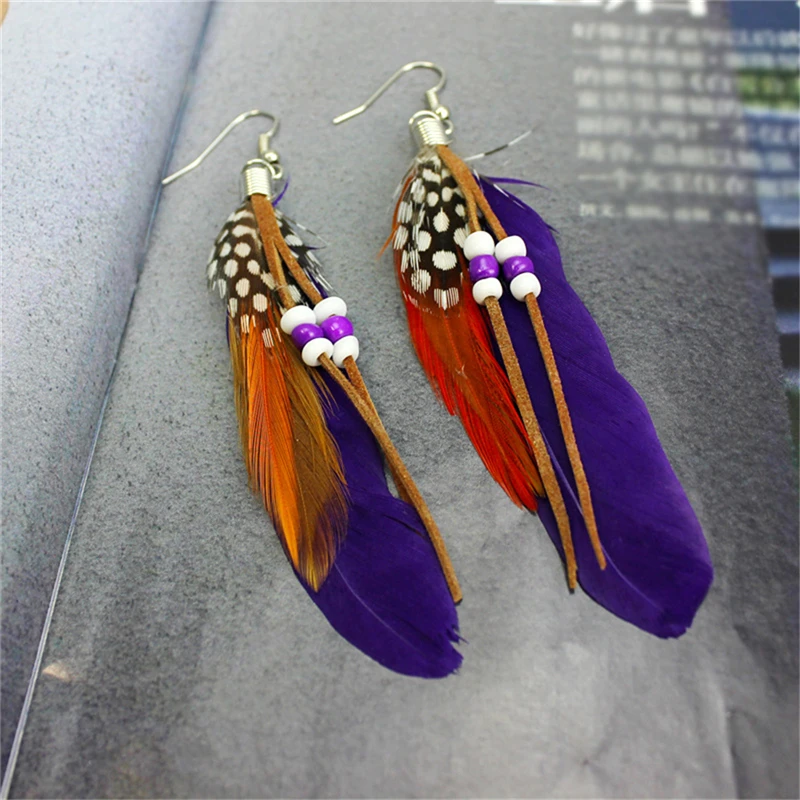 Tassel Dangling Earrings Color - Ethnic Fashion India 评论和价格