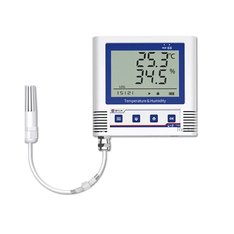 OEM Rechargeable Wireless Humidity Temperature Recorder Digital USB Temperature Data Logger