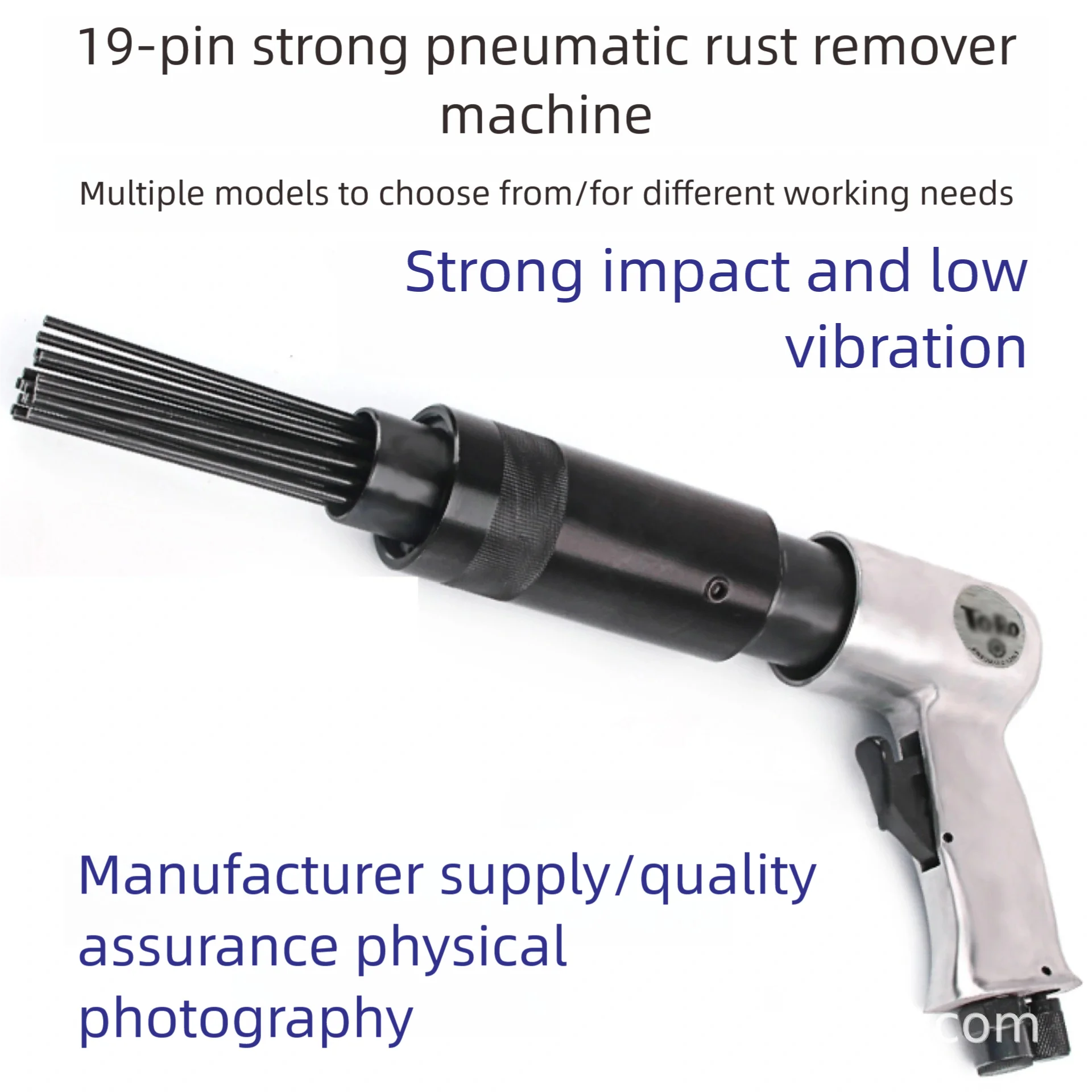 2025 الهواء الهوائية متعددة إبرة قشارة أداة مسدس قبضة إزالة الصدأ الخبث مزيل التآكل Deburrs أدوات كهربائية المهنية