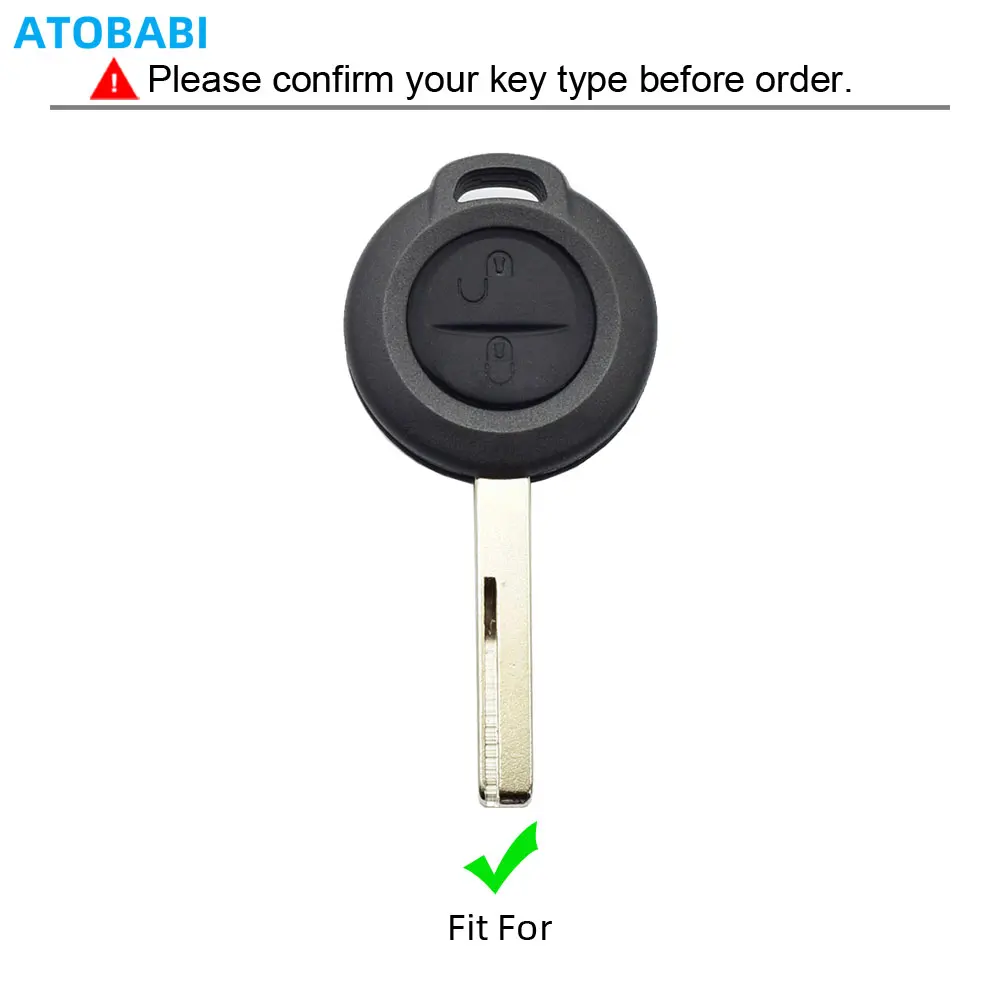 Leather Car Key Case For Mitsubishi Colt Warior Carisma Spacestar Remote Fob Shell Cover Protector Bag Keychain Auto Accessories