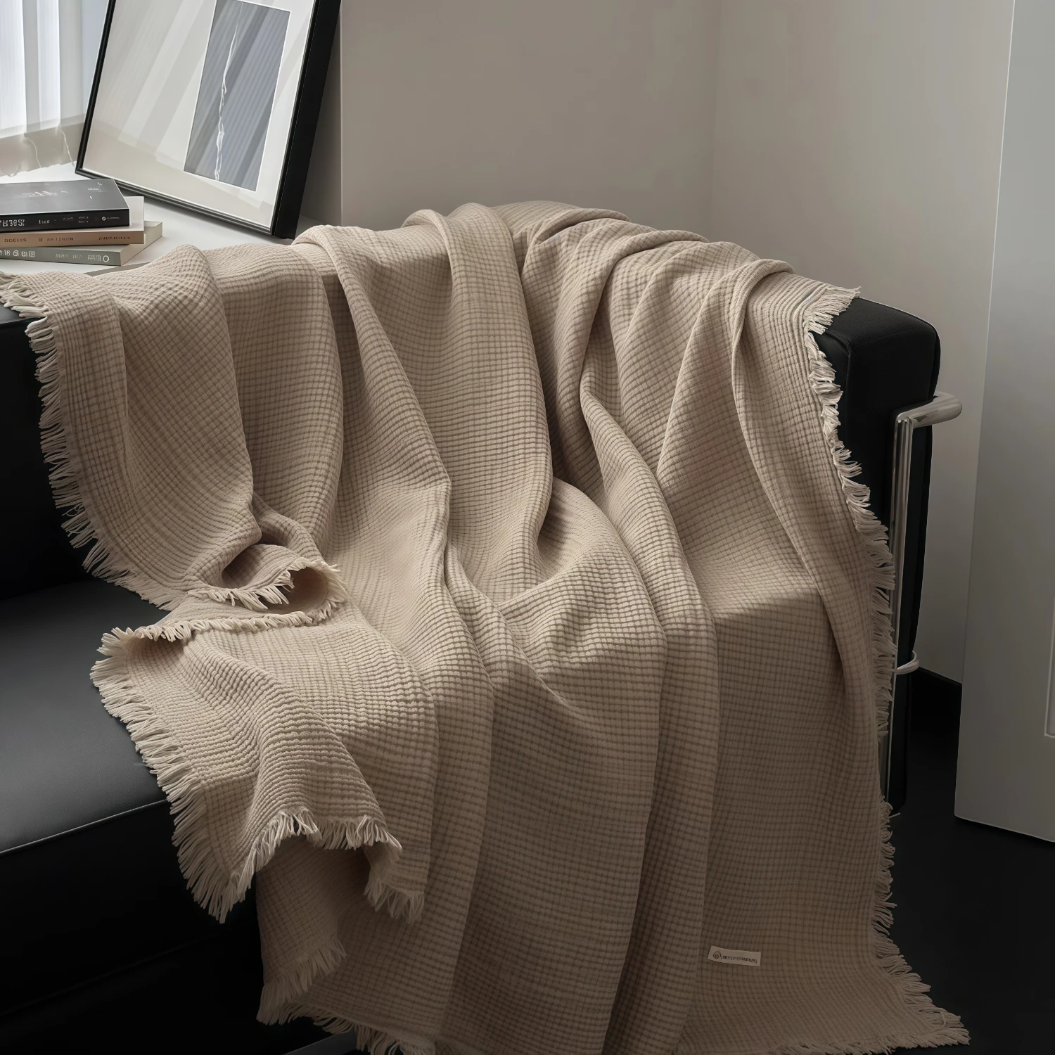 

6-слойное марлевое одеяло из 100% хлопка 130 x 170 см 150 x 200 см светло-серого цвета карри, мягкое одеяло для дивана, 2 шт.