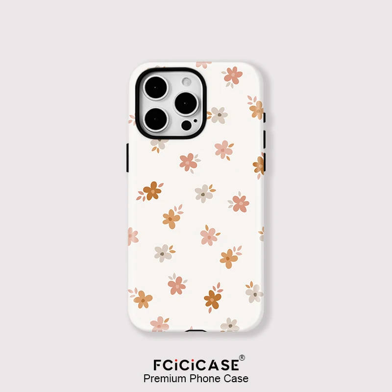 Luxury 2 IN 1 For Magsafe Case For iPhone 16 15 14 Plus 13 12 Pro Max 11 Wireless Charge Magnetic Soft Flower Pattern Cover