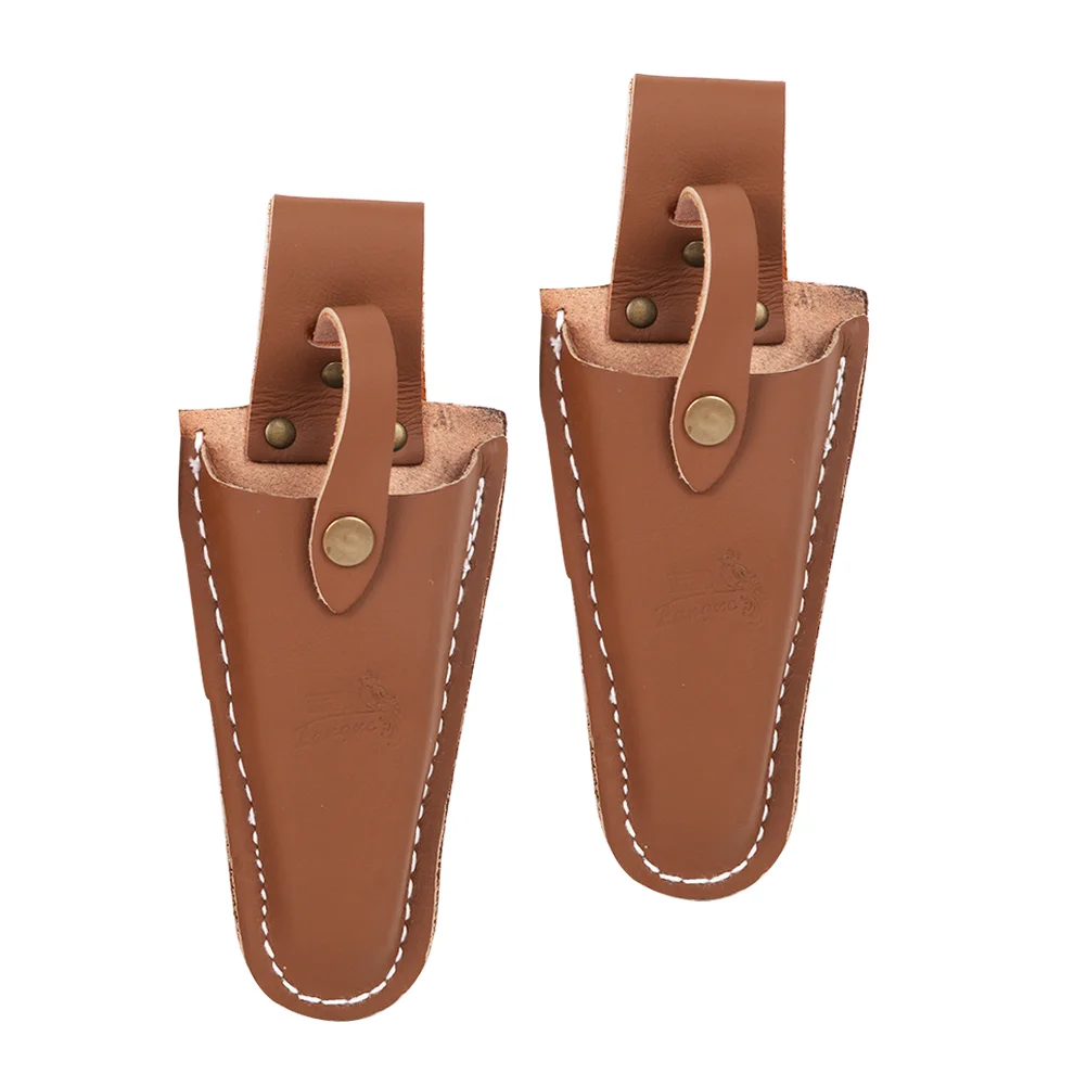 Tijeras de podar de piel de vaca, funda protectora de 2 piezas, alicates, cubierta protectora para ramas