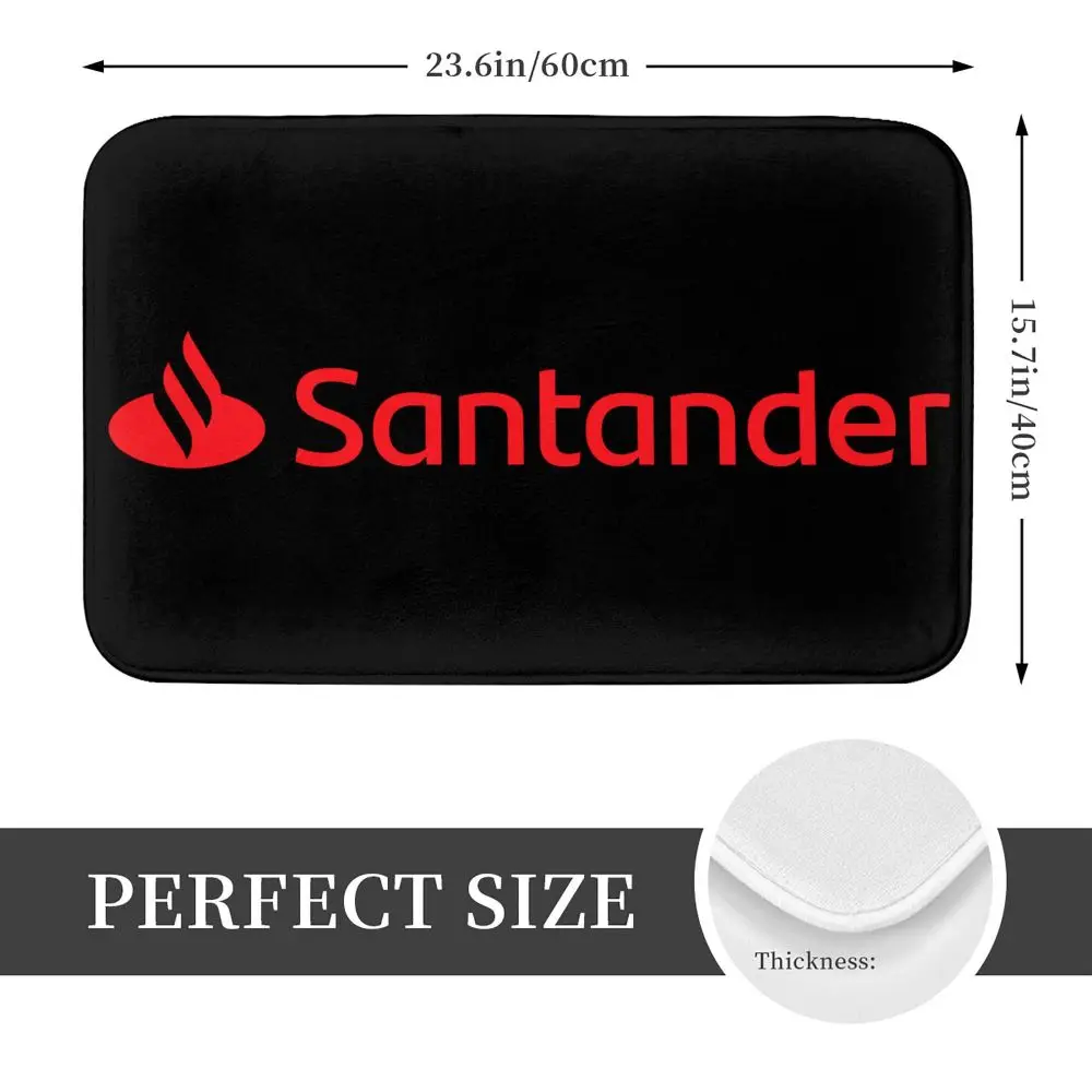 NEW SANTANDER Printed Doormat Floor Mat Home Creative Mat Super Soft Absorbent Bathroom Door Mat Door Entrance Mat