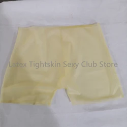 Transparent Latex Panties Rubber Underwear Fetish Briefs Sexy Customize 0.4mm for Women Wear