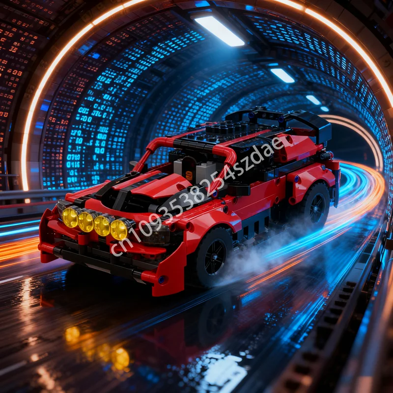 482 Uds. MOC W funciones de potencia modelo técnico bloques de construcción regalos de navidad arquitectura montar ladrillos creativos juguetes niños