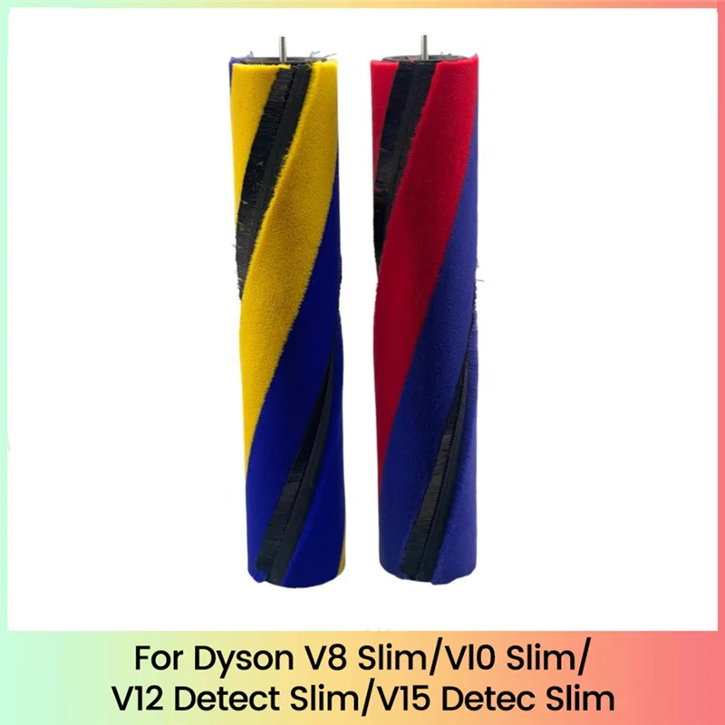 Soft Brush Roller For Dyson V8 Slim/Vl0 Slim/V12 Detect Slim/V15 Detec Slim Vacuum Attachment