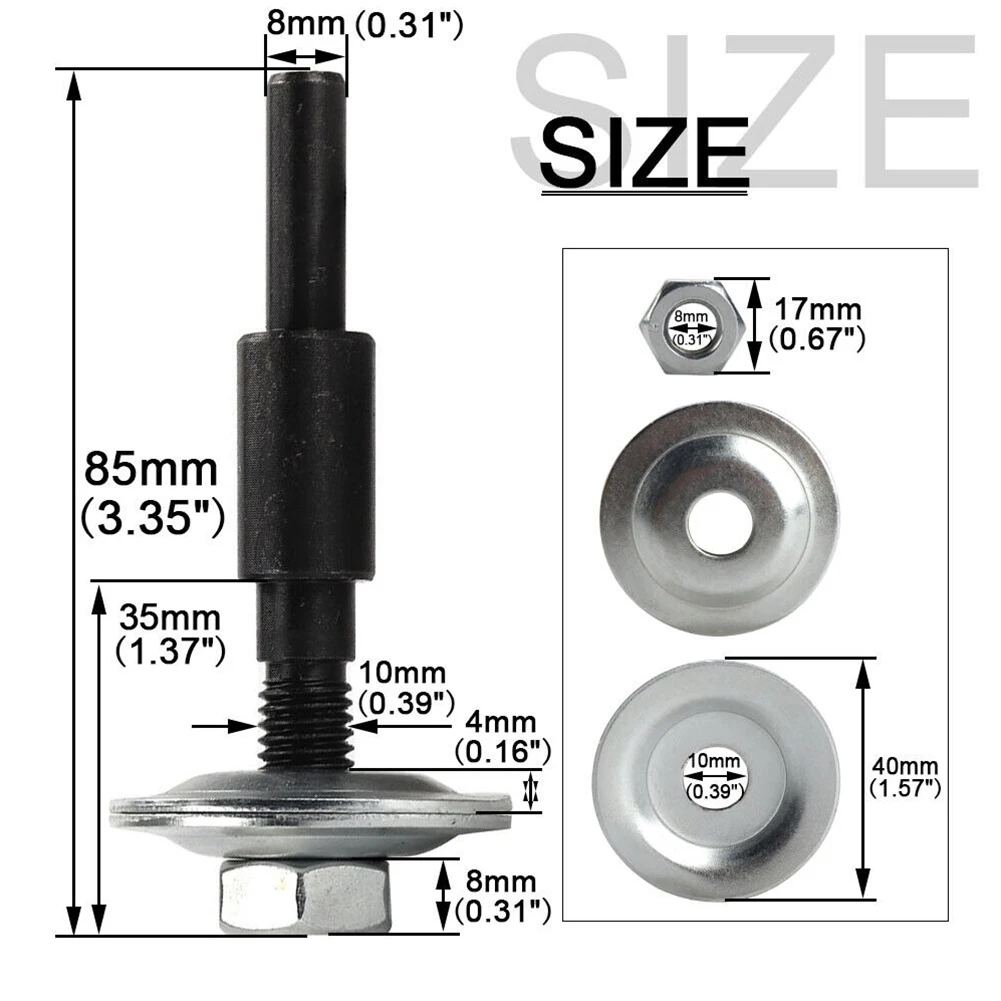 Roda de polimento de moagem de metal Almofada de polimento para moedor de bancada Metal Working, 3 ", 75mm, 1Pc