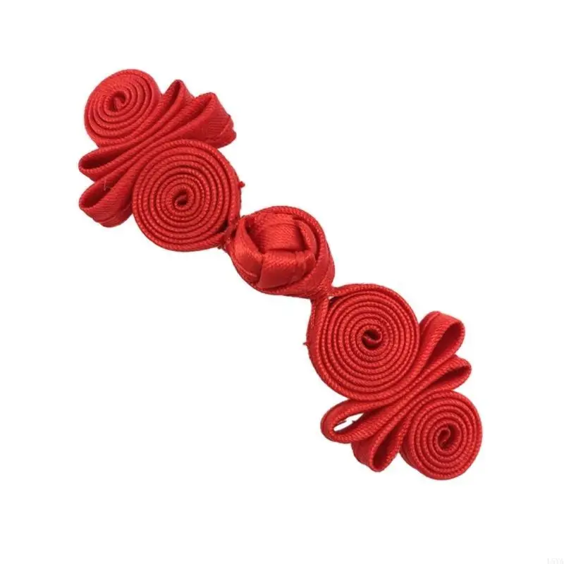 

L5YA Gourd Chinese Cheongsam Button Handmade Knot Fastener Closures for Sewing
