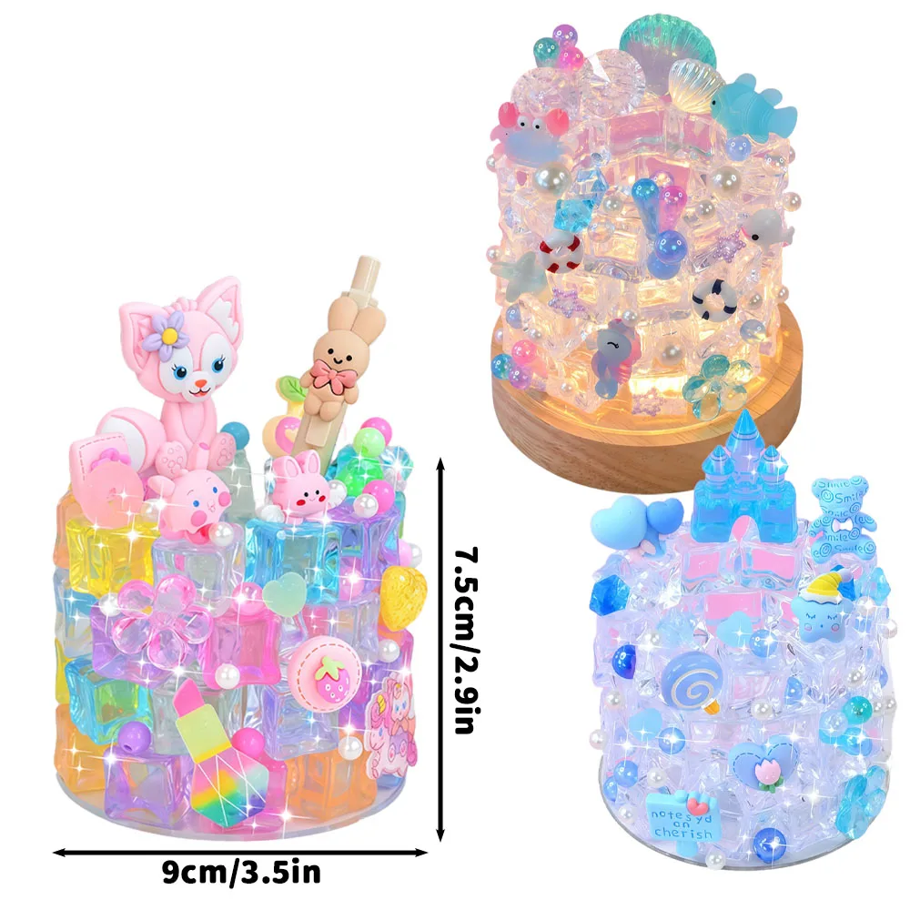 طقم حامل أقلام أكريليك DIY |   ألعاب حرفية كريستالية لحفلات الأطفال | حامل القلم الدوار |   ألعاب تخفيف التوتر للبالغين والأطفال #4