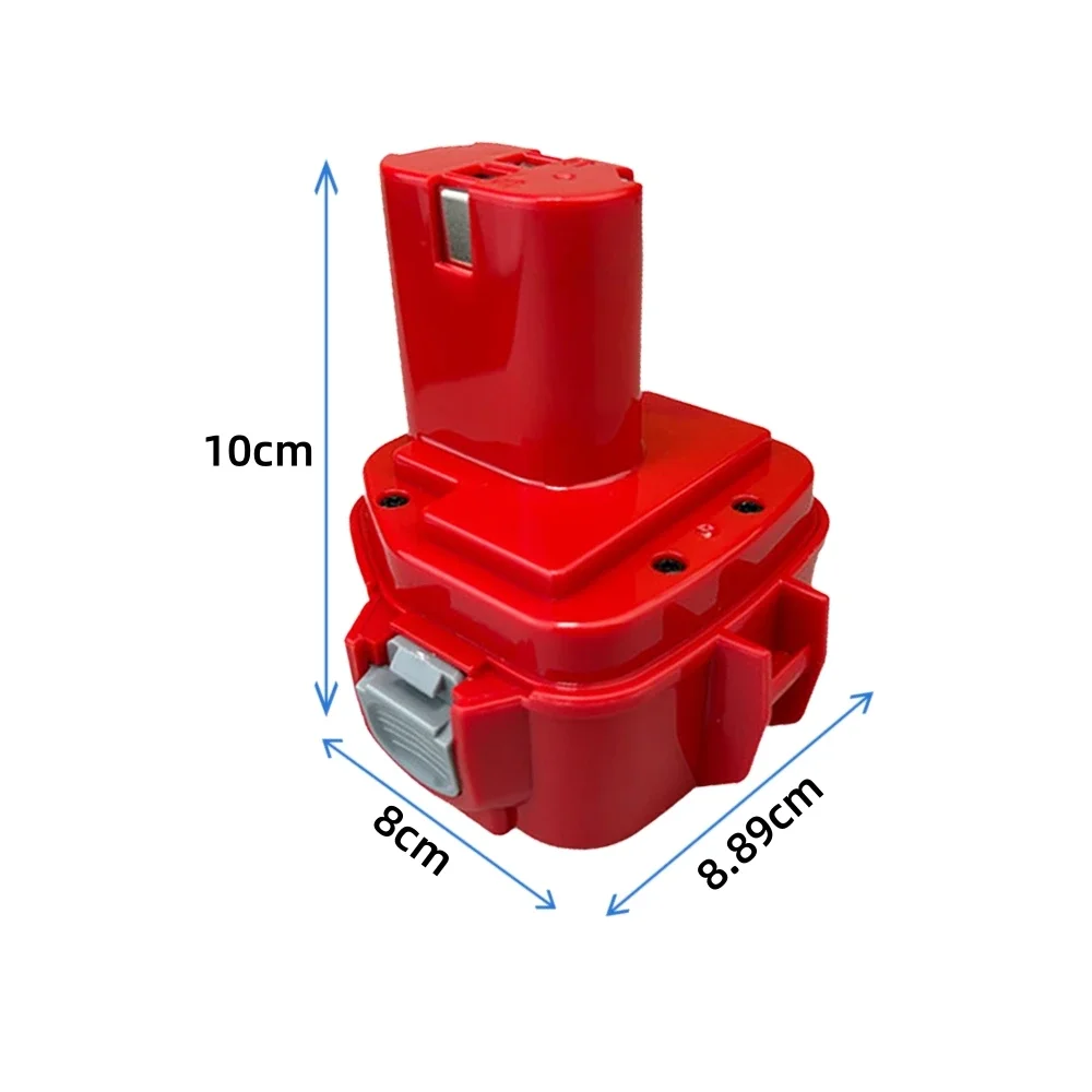 For Makita 12V 4800mAh Battery ，Compatible PA12 1200 1220 1201 1222 1233SA/B1235 192681-5 Cordless Power Tools