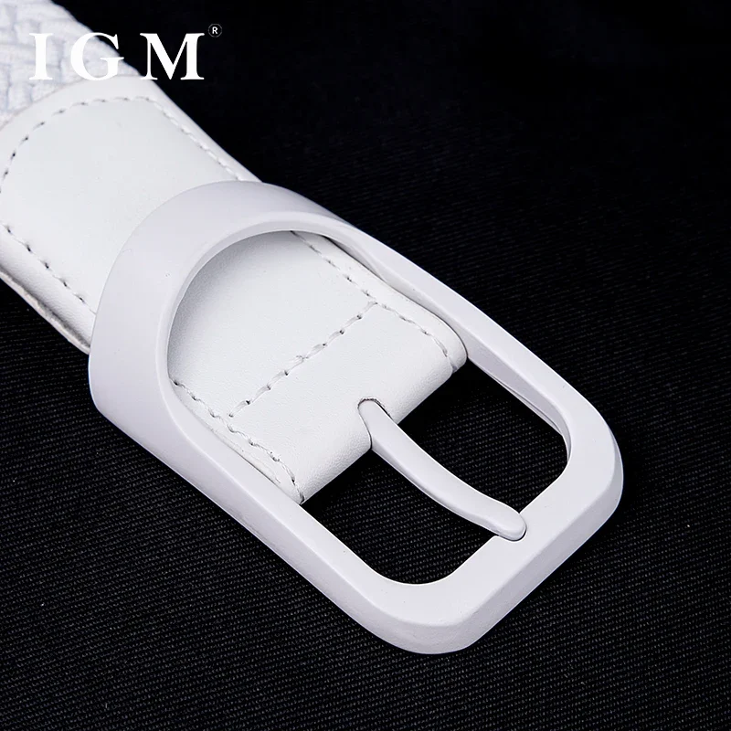 Belt for Men and Women Decoration New Fashion Canvas Woven Belt Casual Sports No Hole Elastic Belt