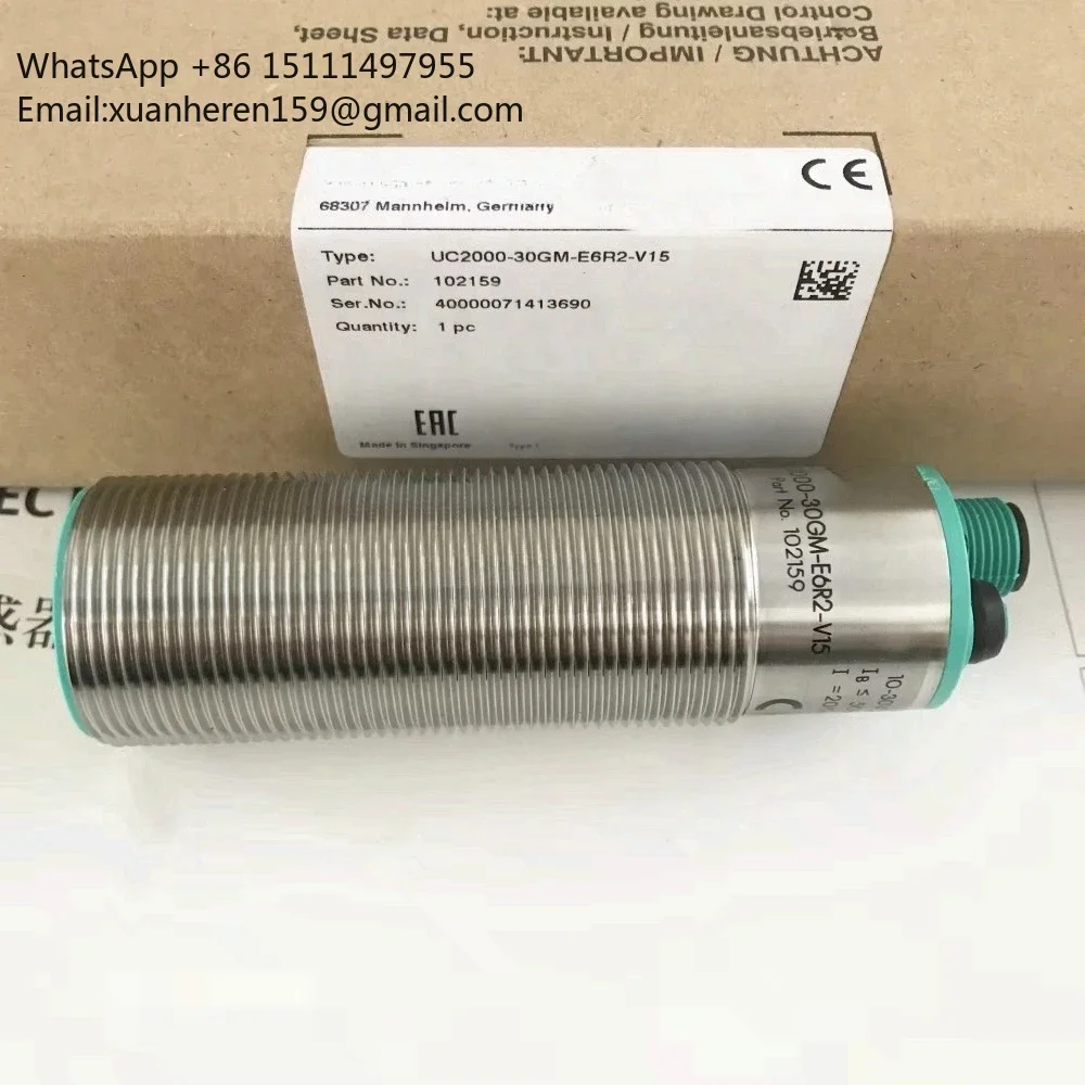 

New & Original Industrial Sensor UC200030GME6R2V15 Ultrasonic Sensor UC2000-30GM-E6R2-V15 UC2000-30GM-IUR2-V15