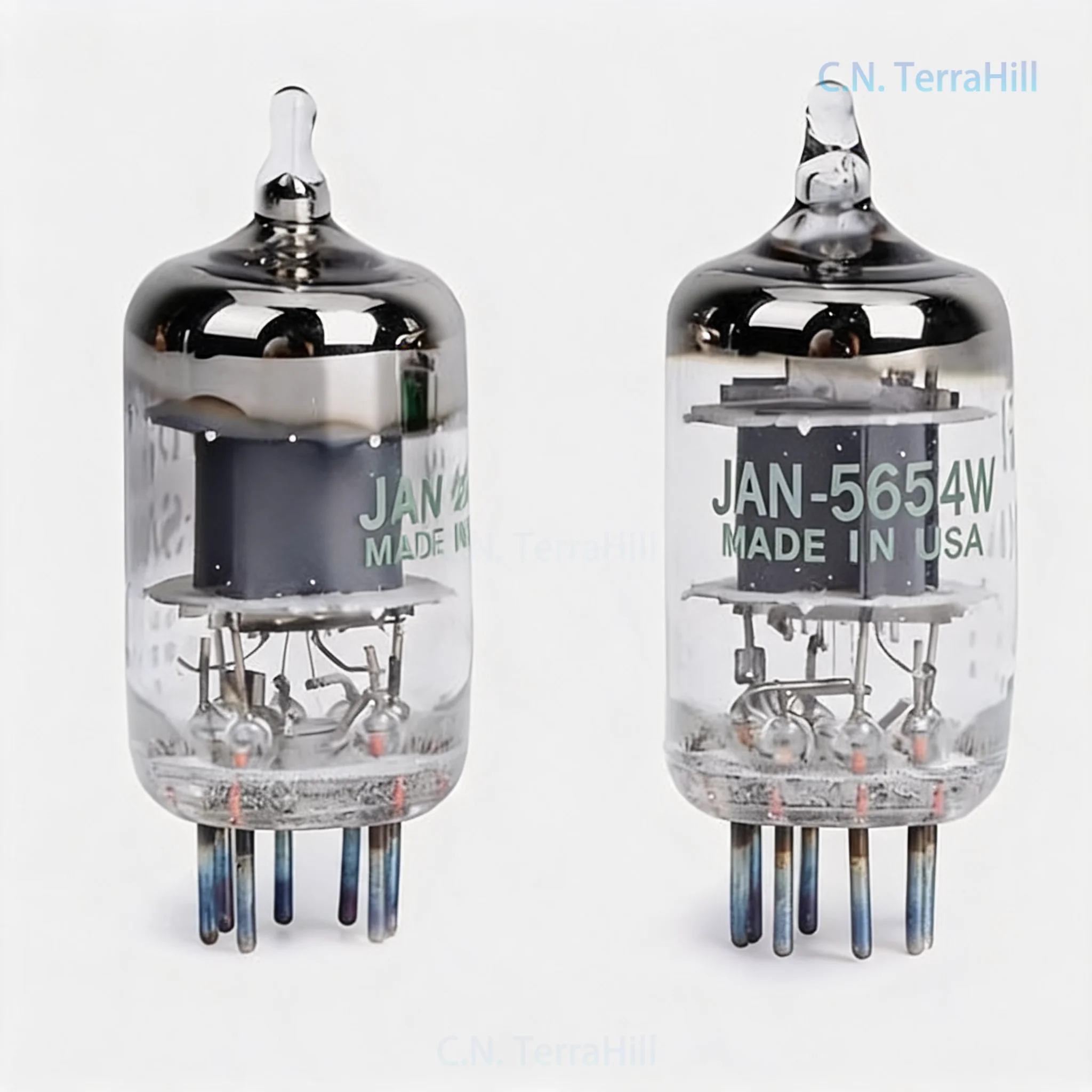 6E2 Magic Eye Vacuum Tube Indicator, 6E2M 6H1N-EB 5654W, Audio Amplifier Tuning Display, 1 Piece