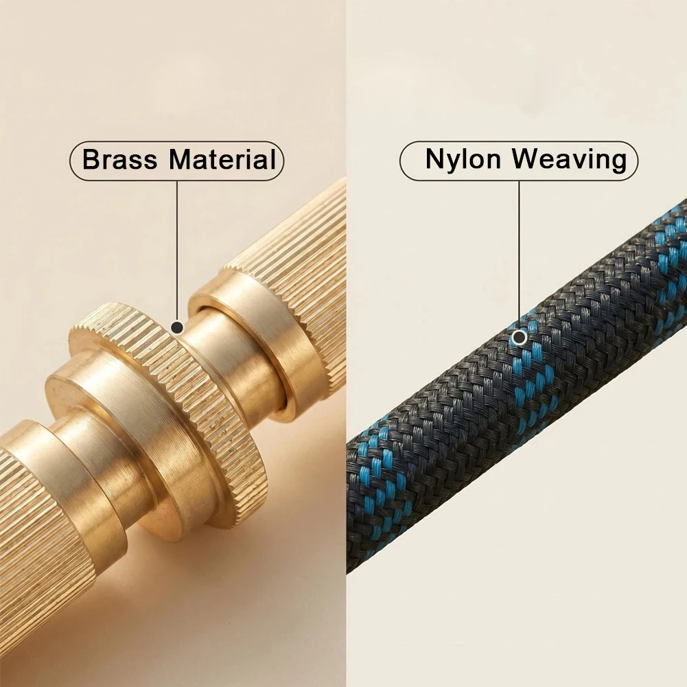 Garde Hose Sprayer Kit With Brass Sprayer Dual-Head Connection For Car Washing  Irrigation Yard Garden Car Wash Household Use
