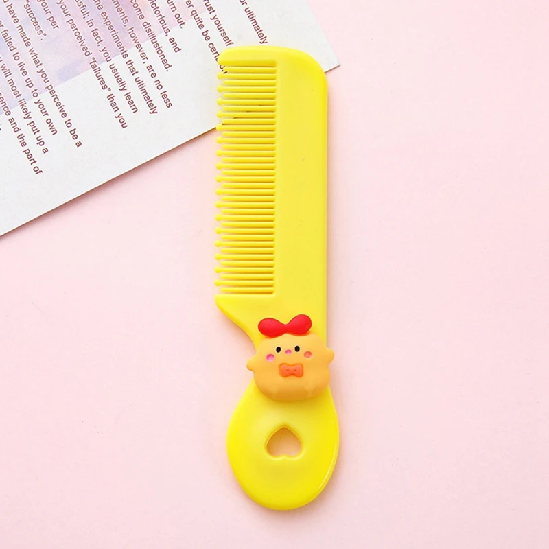 Maternal And Child Daily Care Toddler\'s Head Comb Cute Portable Anti-Static Smooth Hair Comb Gift Hair Comb  Handle Cartoon