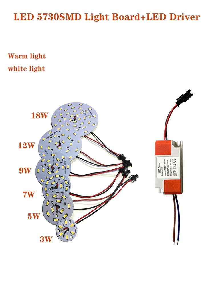 Яркость-светодиода-smd5730-Световая-плата-3w-5w-7w-9w-12w-18w-24w-36w-Печатная-плата-панели-ламп-с-sm-и-светодиодным-драйвером-diy-Светодиодная-лампа