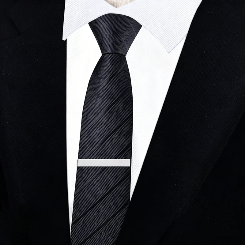 Silver Tie Clip for Men 2.2