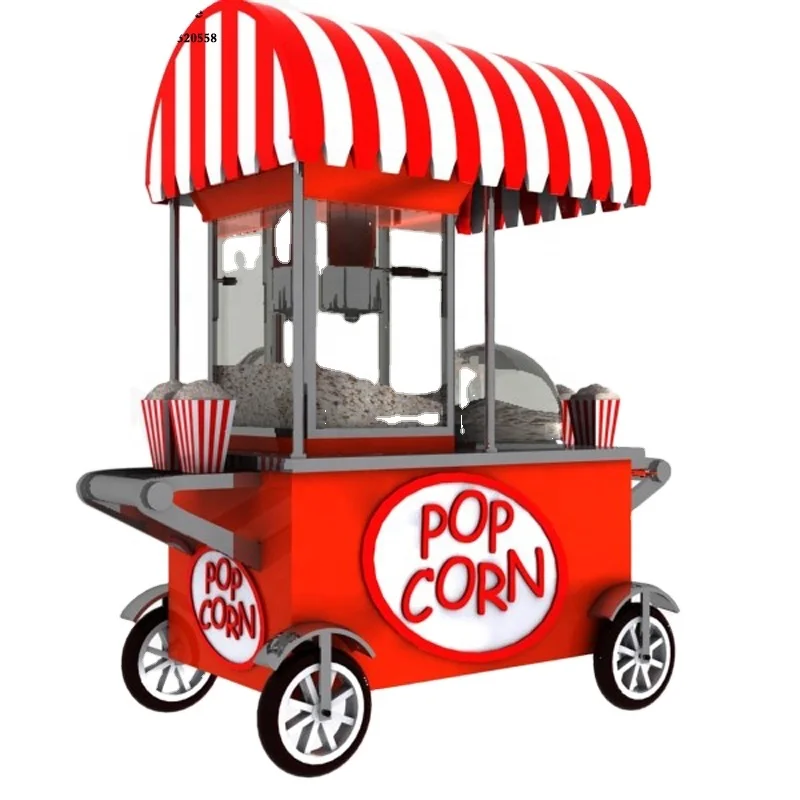 

Mobile Commercial Ice Cream Push Cart Ice Cream Bike Food Cargo Cart Outdoor Vending Cart High Capacity