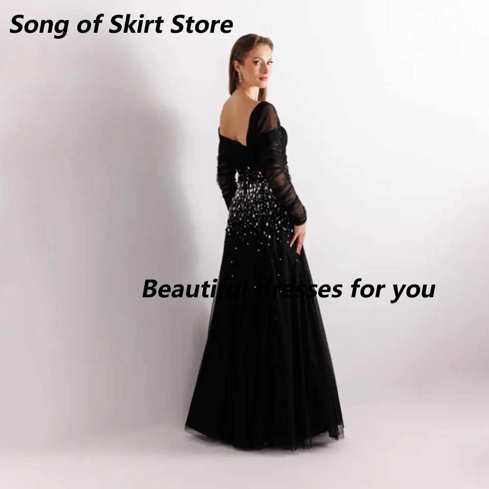 Elegantes langes Abendkleid mit Kristallen für Damen, schulterfrei, A-Linie, Abschlussball, formelle Hochzeitsgäste, besondere Anlässe, Gala, individuell gestaltet