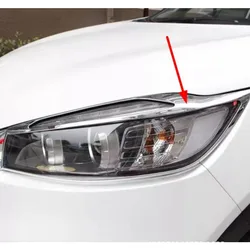 for 2015-2018 Kia Sorento L headlight shade headlight trim strip headlight frame eyebrow sticker modification