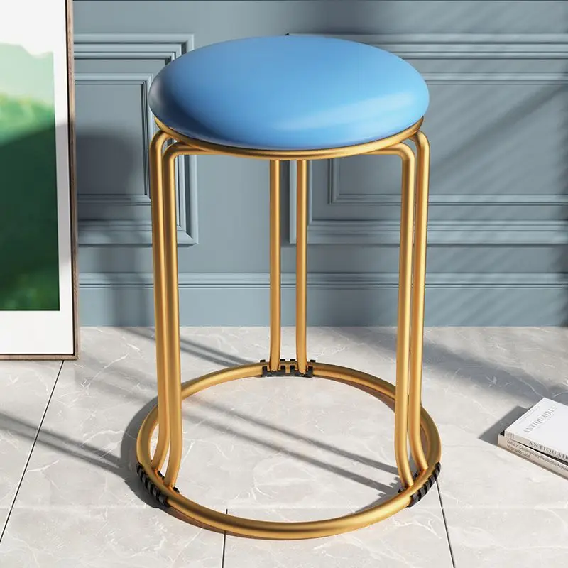 05118 Stools for home modern simple round stools low stools small dining table stacking stools