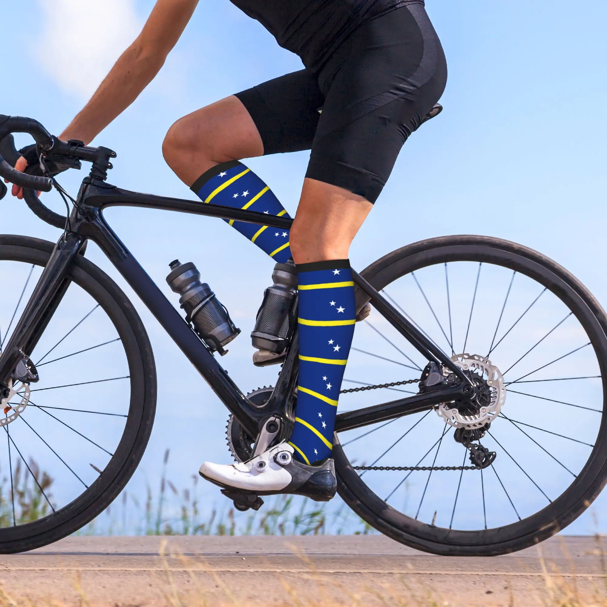 Curacao Flag Dress Socks Men Women Warm Fashion  Sports Compression Socks - view 6